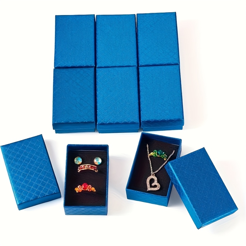 Diamond Patterned Cardboard Jewelry Gift Box